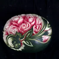 یلدایی عروس، میوهآرایی، حکاکی هندوانه و کدو|خدمات پذیرایی، مراسم|همدان, |دیوار