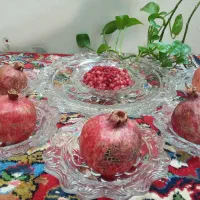 انارخوری بلور قدیمی|ظروف سرو و پذیرایی|قم, چهار مردان|دیوار