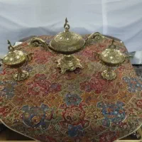 شکلات خوری و قندان برنجی