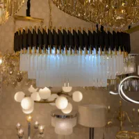 طراحی و تولید لوستر و آباژور کریستالی / پارس آباد