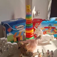 اسباب بازی .حلقه هوش .لگو .عروسک