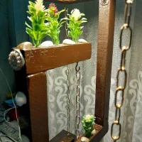 میز گلدون معلق با ال ای دی .آباژور.چراغ خواب.دکوری|صنایع دستی و سایر لوازم تزئینی|قم, صفائیه|دیوار