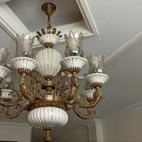 لوستر تمام برنج سرامیکی