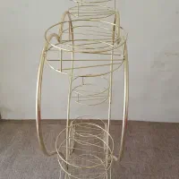 استند گلدان طلایی|صنایع دستی و سایر لوازم تزئینی|ری, صفاییه (چشمه علی)|دیوار