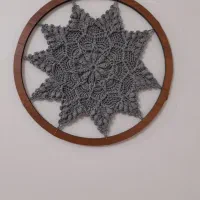 ماندالا بافتنی دیواری|صنایع دستی و سایر لوازم تزئینی|رشت, باهنر|دیوار