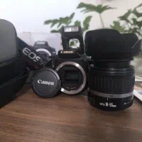 دوربین عکاسی eosکنونdslr+ لنز 55-18 رم و کیف کارتن