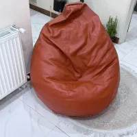 هپی چیر یا بین بگ با بدنه چرمی کاملا نرم و راحت|مبلمان خانگی و میز عسلی|تهران, مشیریه|دیوار