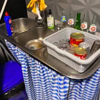 سینک دو لگن سالم در حد