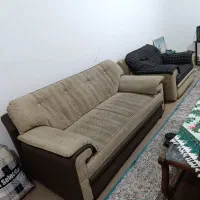 وسایل منزل مبل تخت میز تلویزیون و تلویزیون