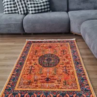 فرش چاپی فرشینه مستطیل طرح سنتی|فرش|تهران, هفده شهریور|دیوار