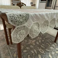 رو میزی مخمل گلدار|پرده، رانر، رومیزی|تهران, شهمیرزادی|دیوار