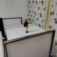 تخت تک نفره همراه با کمد