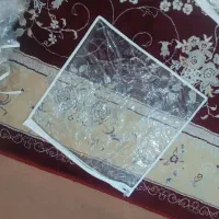 کاور شیشه ای مبل 7 نفره  نو و سالم