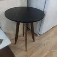 میز خاطره و کنارسالنی چهارپایه روکش چرم