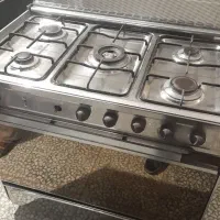 اجاق گاز فر دار تمام استیل در حد نو|اجاق گاز و لوازم برقی پختوپز|فسا, |دیوار