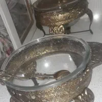 سوفله خوری آنتیک ۳ تکه|ظروف سرو و پذیرایی|تبریز, |دیوار