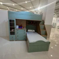 تخت  دو طبقه نوجوان،جوان مدل آیسان|تخت و سرویس خواب|چهاردانگه (تهران), |دیوار