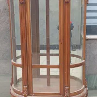 گنجه سلطنتی تمام چوب اصلی|بوفه، ویترین، کنسول|ملک‌آباد, |دیوار