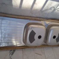 سینک دو قلو|آب‌چکان و نظم‌دهنده ظروف|الیگودرز, |دیوار