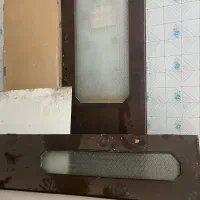 درب سالن چوبی قدیمی