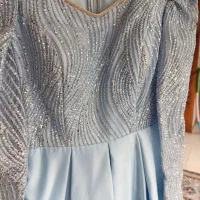 پیراهن مجلسی بسیار شیک و نو و دنباله دار