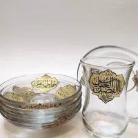 استکان،لیوان،قوری،قندان،جاشمعی و سرویس مذهبی|ظروف سرو و پذیرایی|شیراز, شاهچراغ|دیوار
