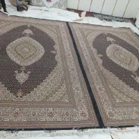 کرم قهوه ای و سرمه ای جفت ۶ متری بافنده هستم