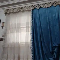 پرده دو تیکه با والون