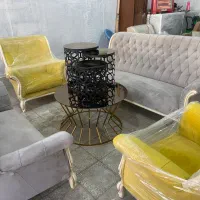 مبل چستر ۷نفره بامیز عسلی|مبلمان خانگی و میز عسلی|پاکدشت, حصار امیر|دیوار