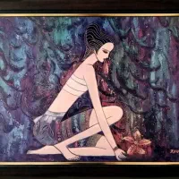 تابلو نقاشی دکوراتیو طراحی مدرن خیلی زیبا