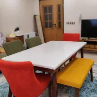 نهار خوری شش نفره|میز و صندلی غذاخوری|مریوان, |دیوار