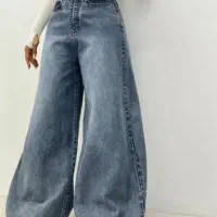 شلوار فول بگ جین