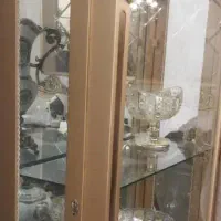 بوفه ۴طبقه چوبی طلایی|بوفه، ویترین، کنسول|تبریز, |دیوار