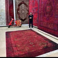 فرش ماشینی کاشان /۷۰۰ شانه+  حدادی