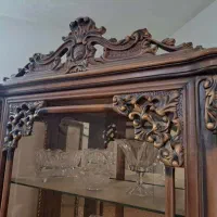 ویترین تمام چوب|بوفه، ویترین، کنسول|کاشان, شهرک خاتم الانبیا (مسکن ملی کاشان)|دیوار