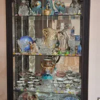 بوفه چوبی کارشده آنتیک|بوفه، ویترین، کنسول|تهران, آهنگ|دیوار