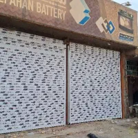 درب برقی وجک بازویی وشیشه سکوریت