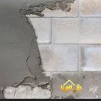 بنا پلاسترسیمان سفید  بلوک چینی جدول کار کفپوش