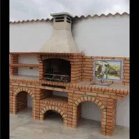 شومینه.باربیکیو.آجرنماکف آشومینه برقی آماده سه بعد