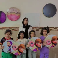 انواع دف و تنبک نو وکارکرده و آموزش توسط مدرس خانم|سازهای سنتی|ساری, |دیوار