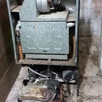 پکیچ ایران رادیاتور.  نیمه سوخته|آبگرمکن، پکیج، شوفاژ|بجنورد, |دیوار