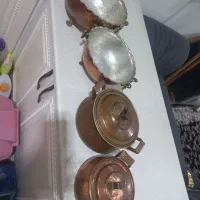 دو عدد قابلمه و دو عدد میوه خوری بزرگ و کوچیک