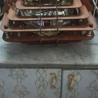 لوستر چوبی|لوستر و چراغ آویز|چهاردانگه (تهران), |دیوار