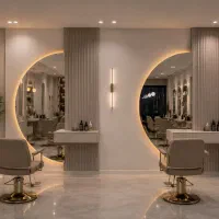 آینه بانور پردازی رنگ بندی