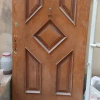 درب ورودی چوبی