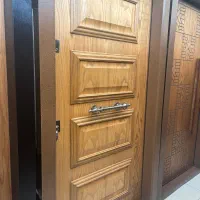 درب ضدسرقت روکش بلوط cncو ۴قاب