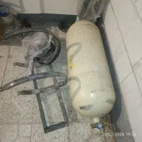 کپسولcng سی ان جی مخزن بزرگ و ریگلاتور تمام وسایل