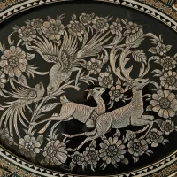 تابلوی قلم زنی کار دست