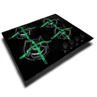 اجاق گازرومیزی استیل صفحه ای بورس۵شعله شرکتی متنوع|اجاق گاز و لوازم برقی پخت‌وپز|تهران, دکتر هوشیار|دیوار