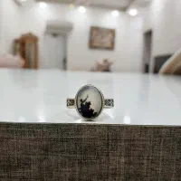 فروش انگشتر شجر عکسی قائنات با رکاب نقره عیار بالا|بدلیجات|مشهد, هدایت|دیوار